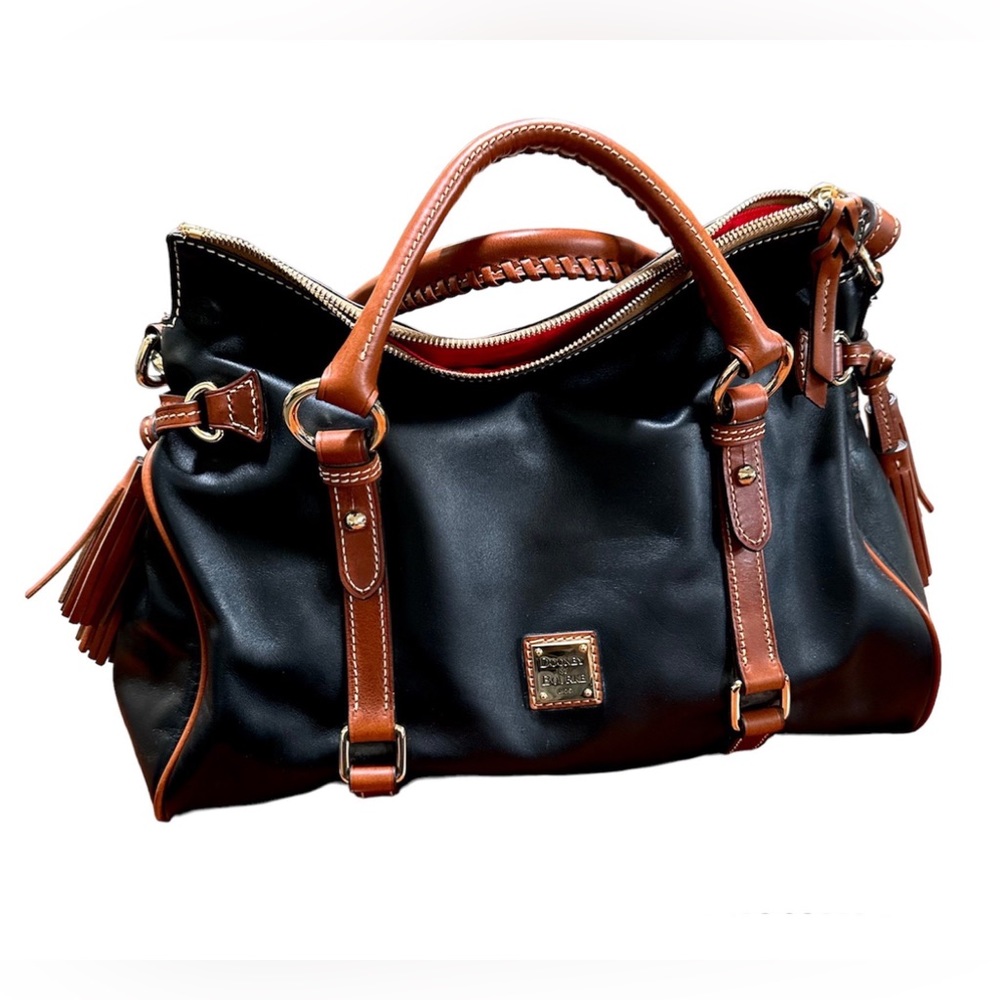 Authentic Dooney and Bourke Smooth Leather Satchel